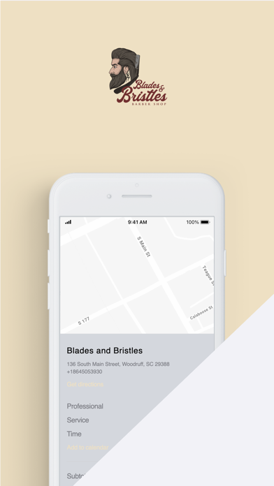 Blades and Bristles iPhone screenshot 1 - Lifestyle app