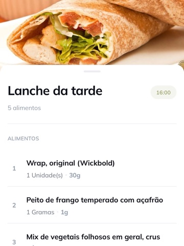 DietSystem para pacientes iPad screenshot
