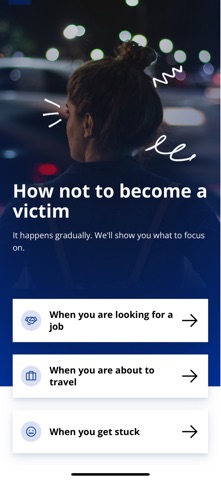 SAFE TRAVEL & WORK APPLICATION screenshot