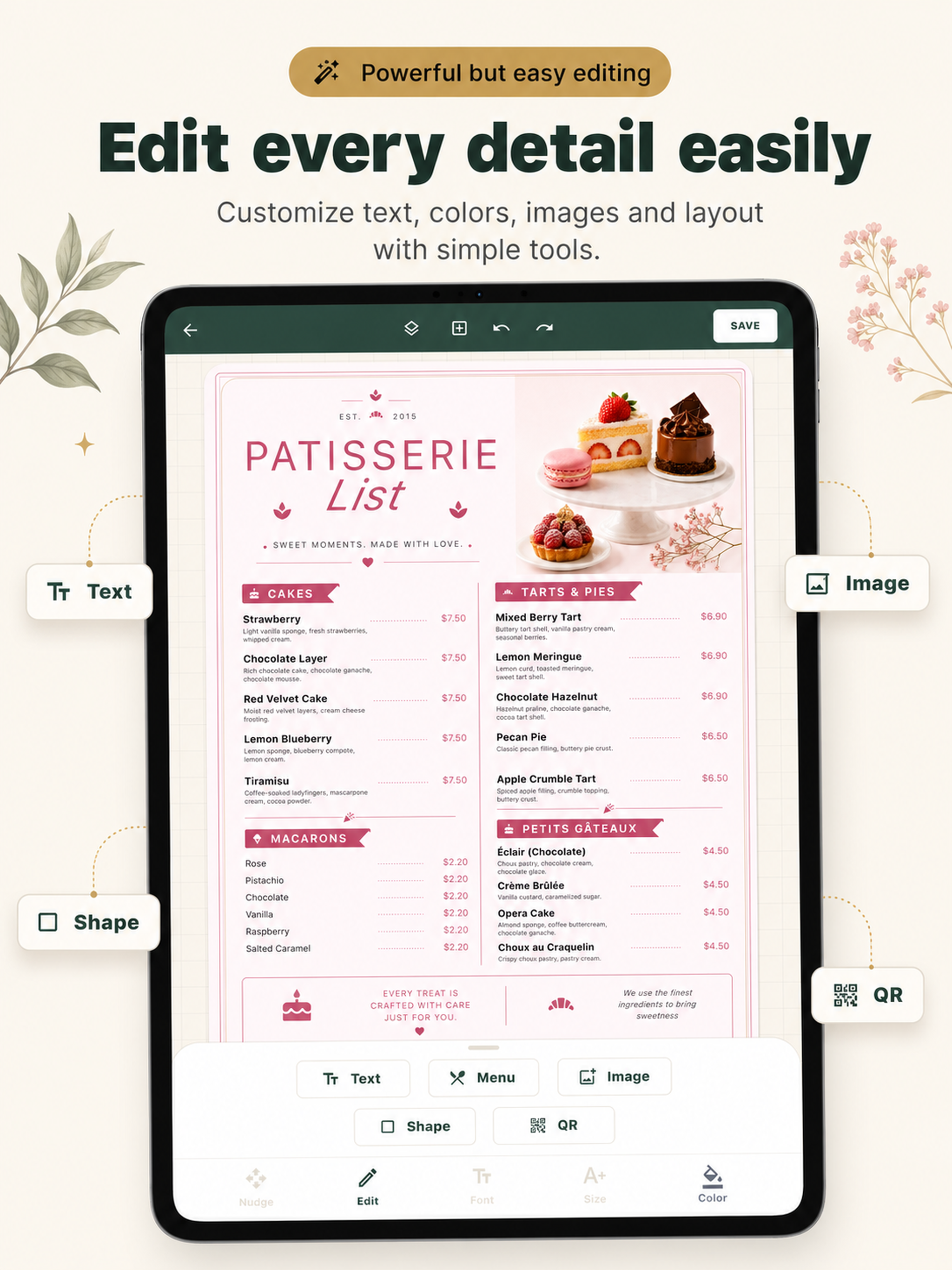 Menu Maker: Menu Design screenshot 8