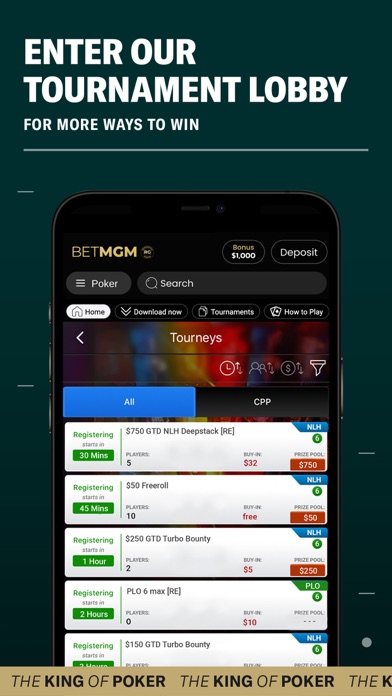 BetMGM Poker | PA Casino Screenshot