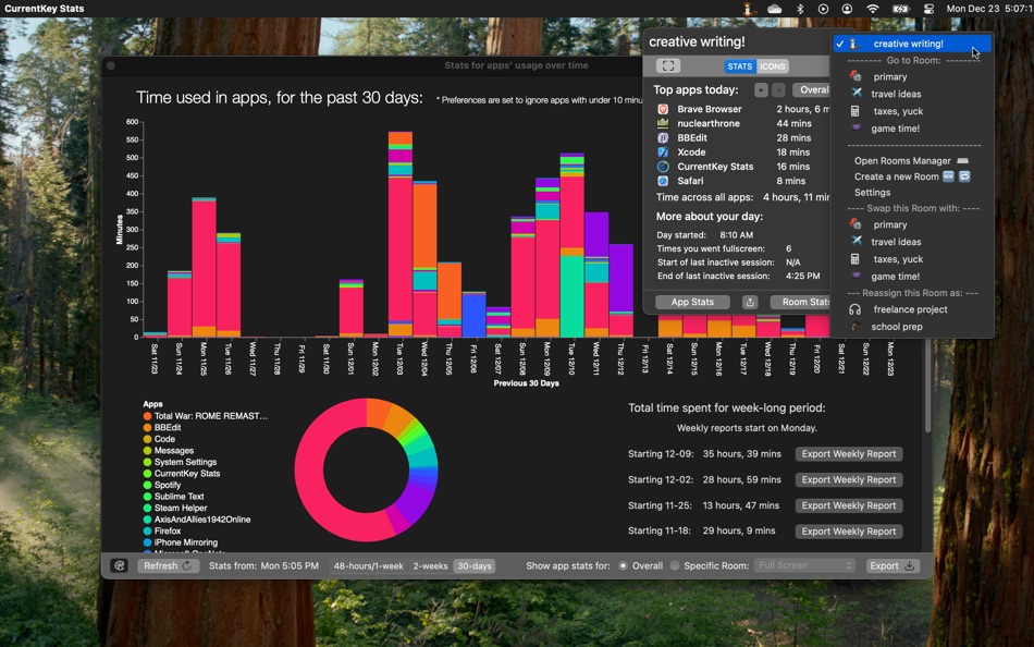 #1. CurrentKey Stats (macOS) 由: Spencer Dailey