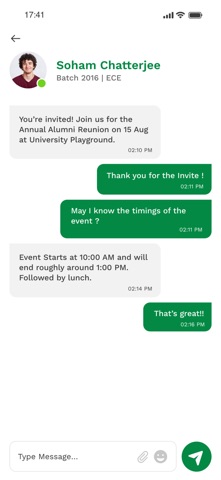 Entrar Alumni screenshot