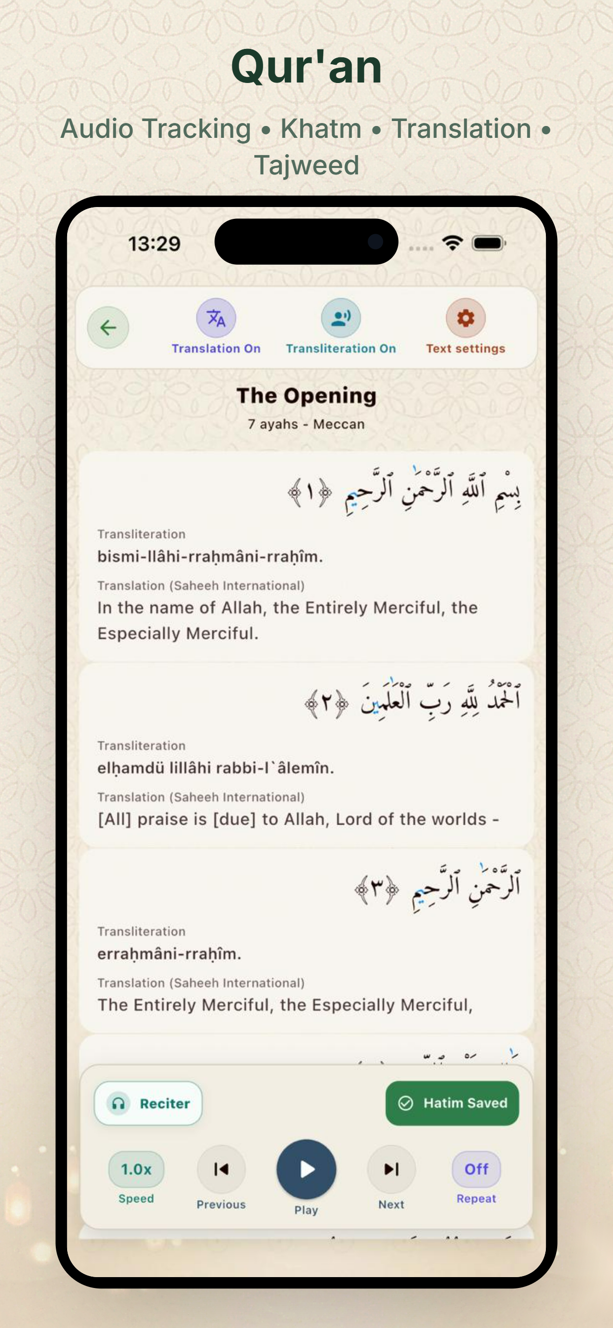 Muslimio: Prayer Times & Quran