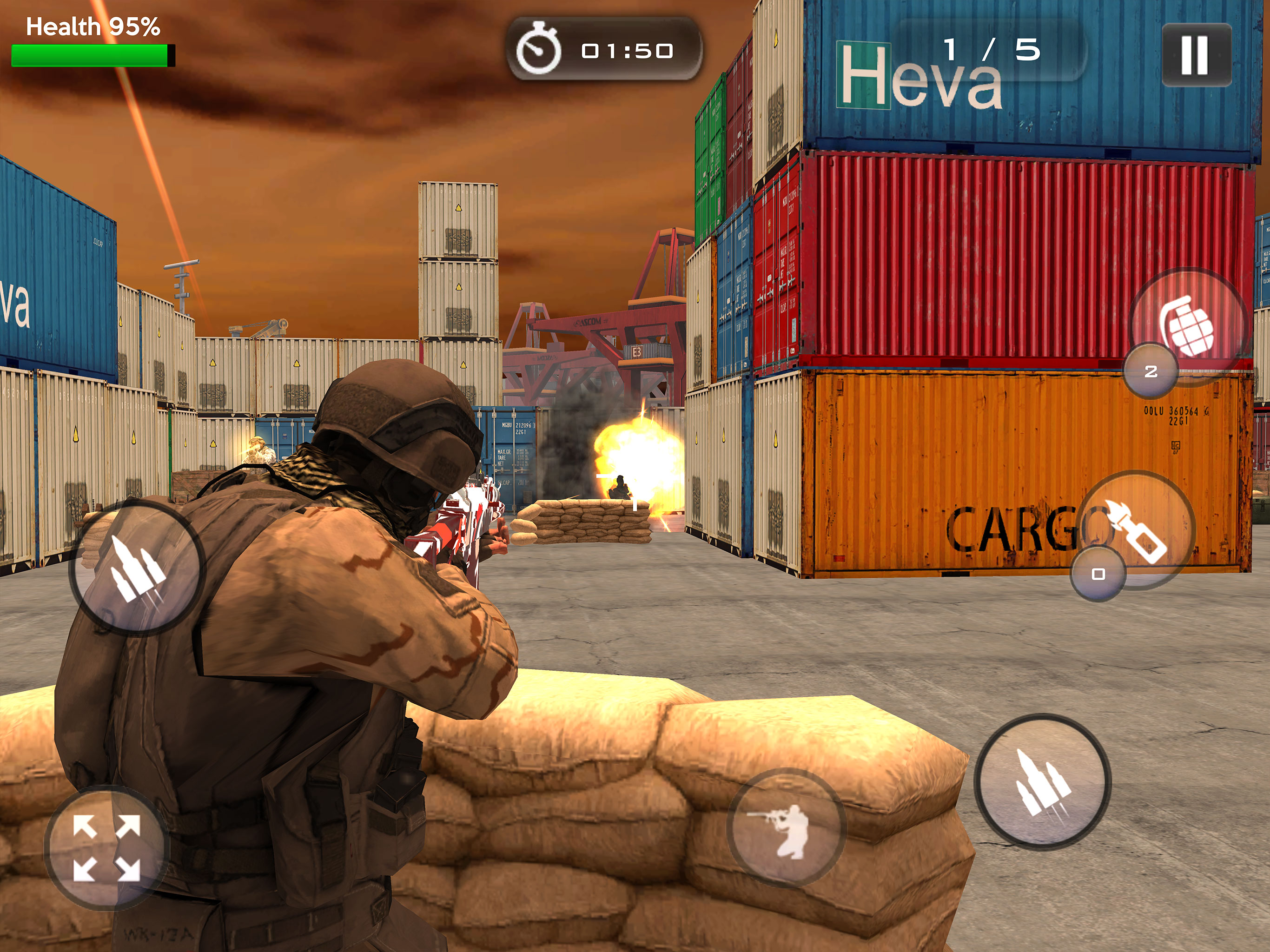 Amarican WarZone Cover Shooter