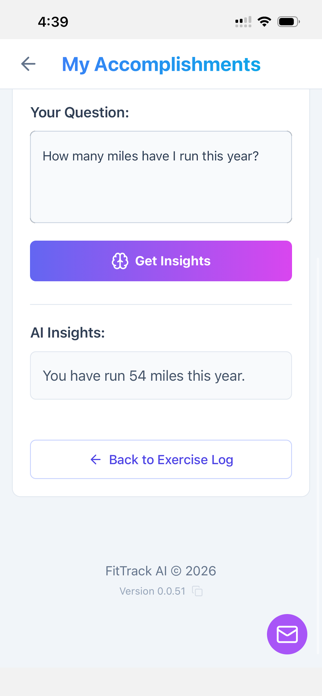FitTrack AI Coach Screenshot 8 of 8