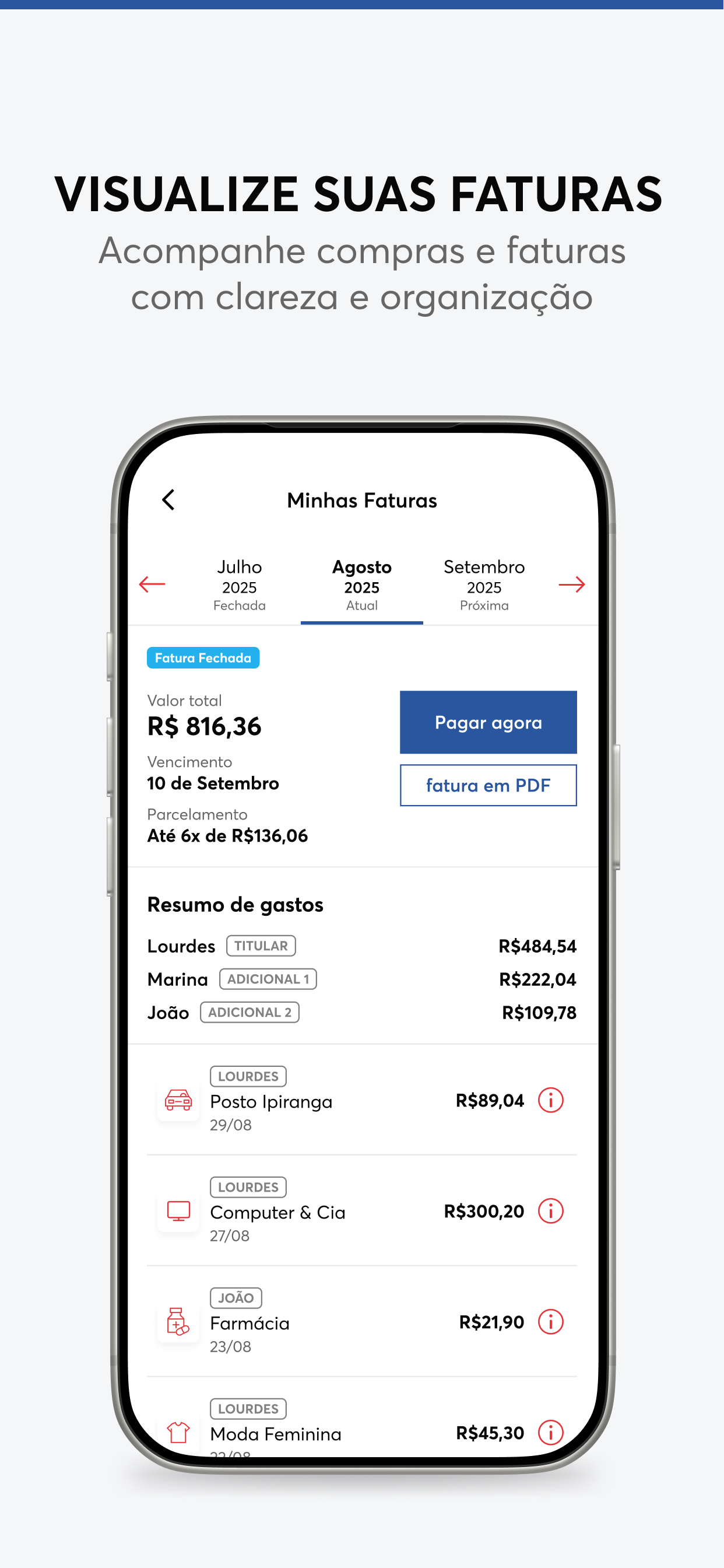 Cartão Shopping da Utilidade