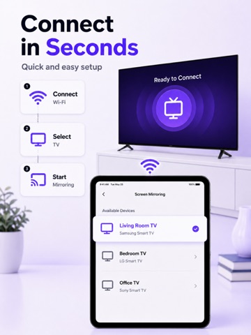Screen Mirroring – TV Casting iPad screenshot
