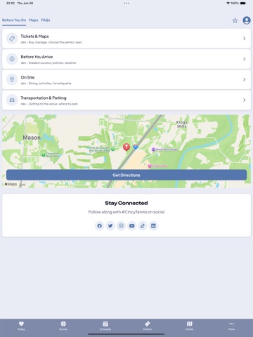 Cincinnati Open iPad screenshot 4