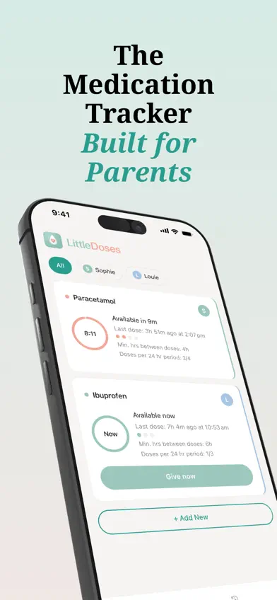Little Doses: Kids Med Tracker screenshot 1