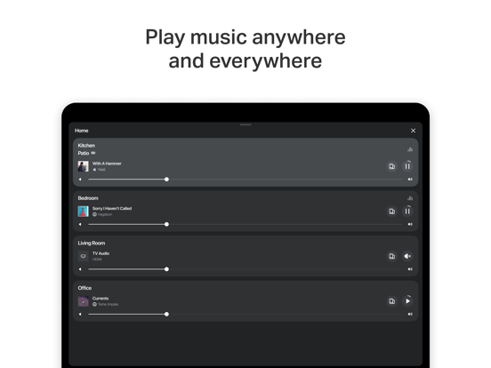 Sonos iPad app afbeelding 3