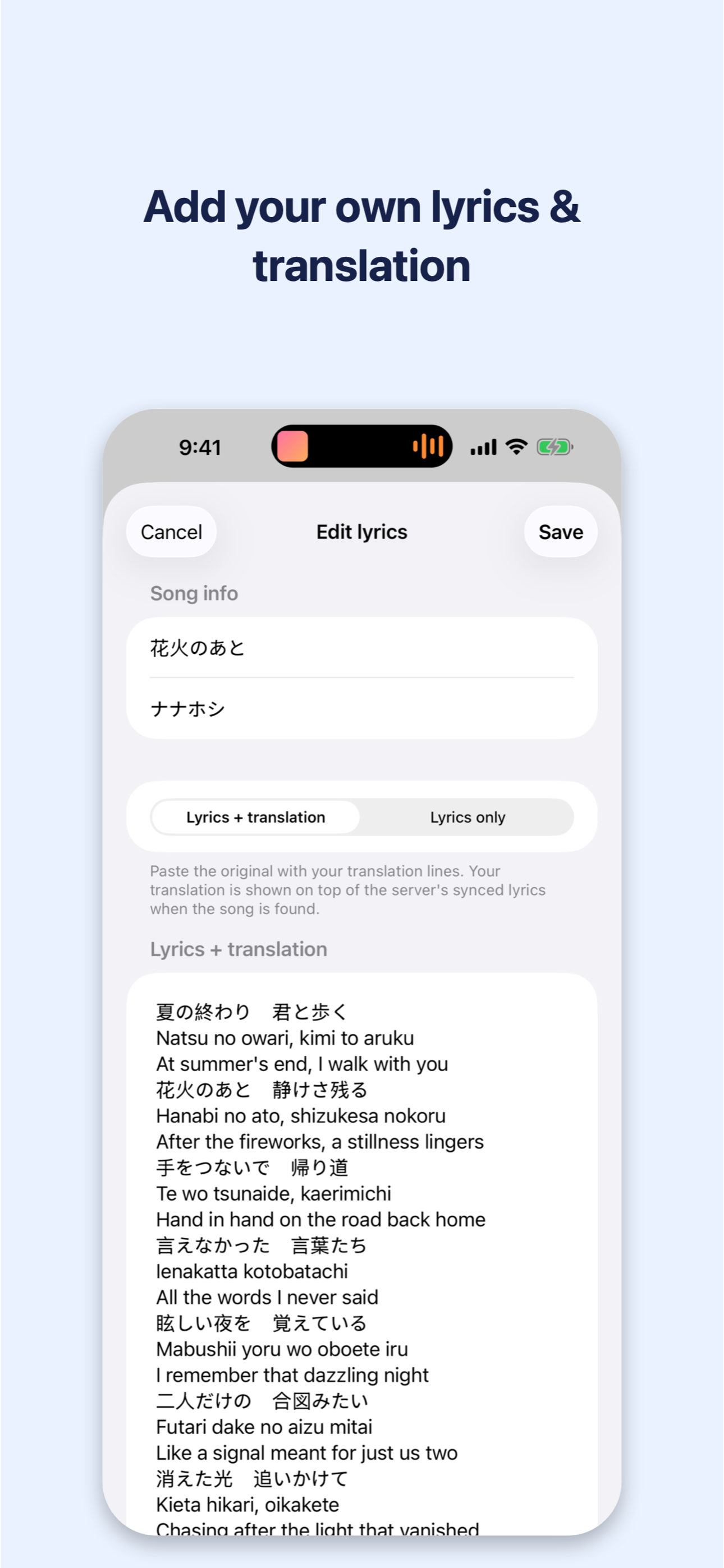 LyricsForMe screenshot 3