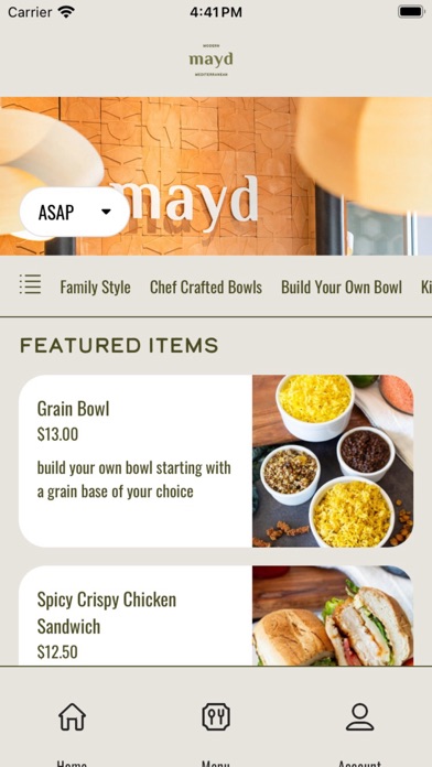 Mayd Modern Mediterranean Screenshot