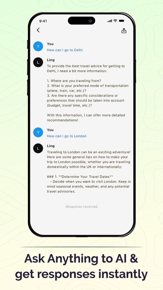 #7. AI Chat - AI Text (iOS) 由: Blueberry Web Solutions Pvt. Ltd