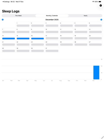 Sleep-Logs ipad screenshot 3
