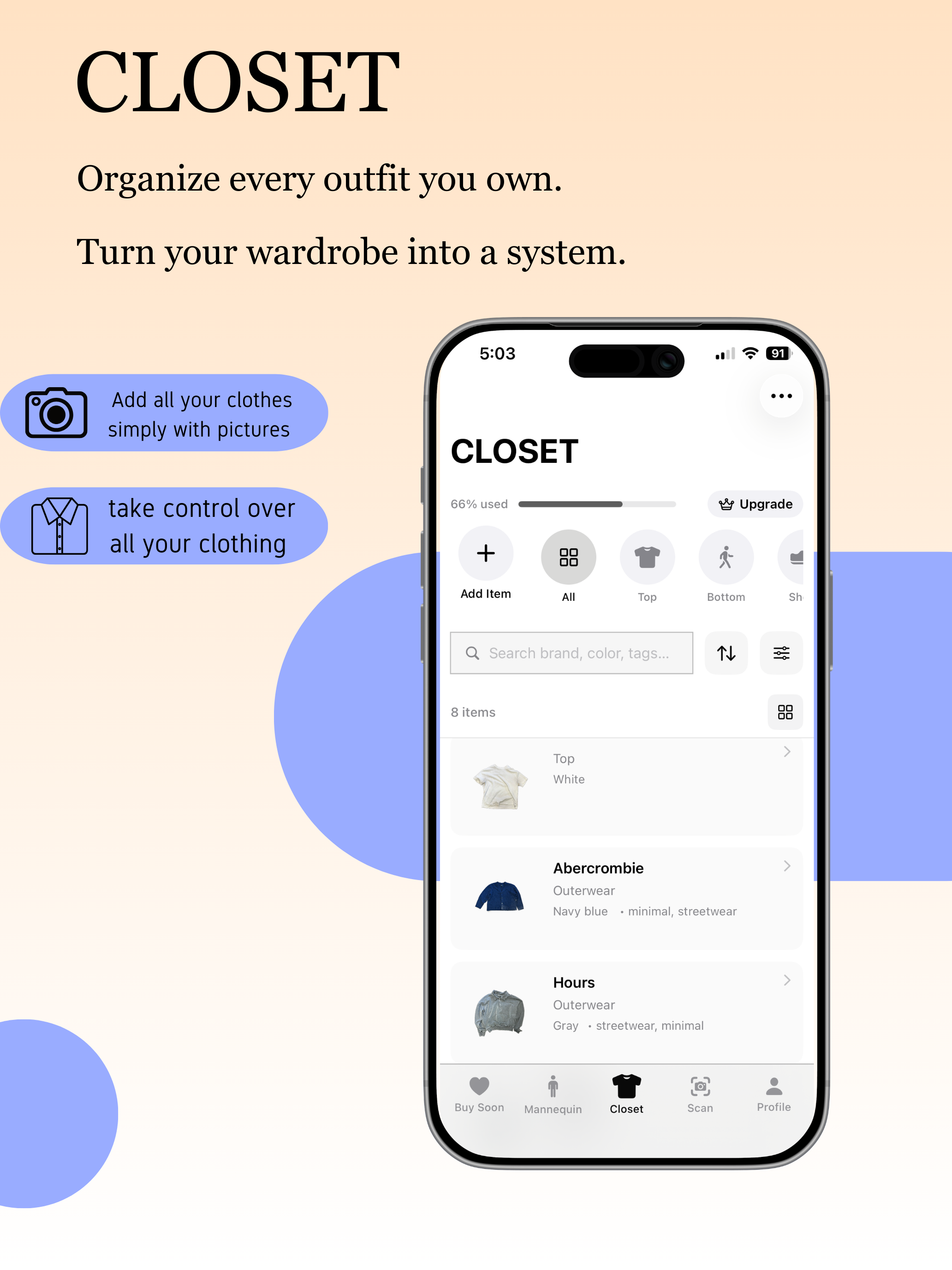 Closet: Outfit Organizer