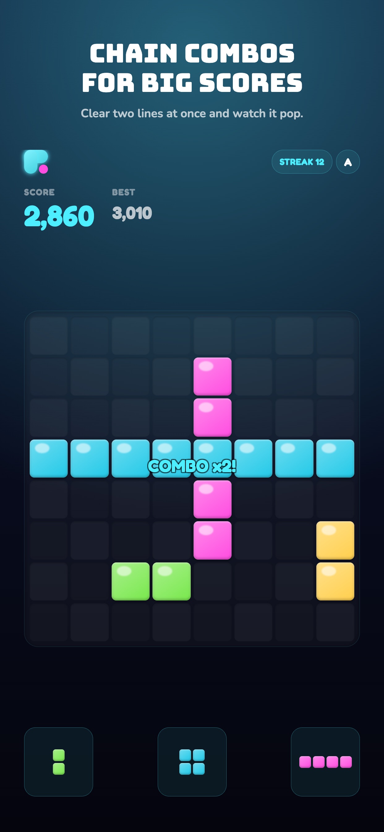 Screenshot 2 of Bloxxit: Block Puzzle