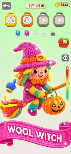 Wool Sort Yarn Puzzle 3D screenshot 2