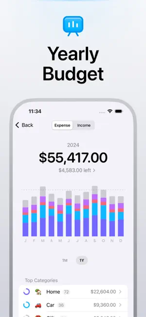 Five Cents: Monthly Budget screenshot 2