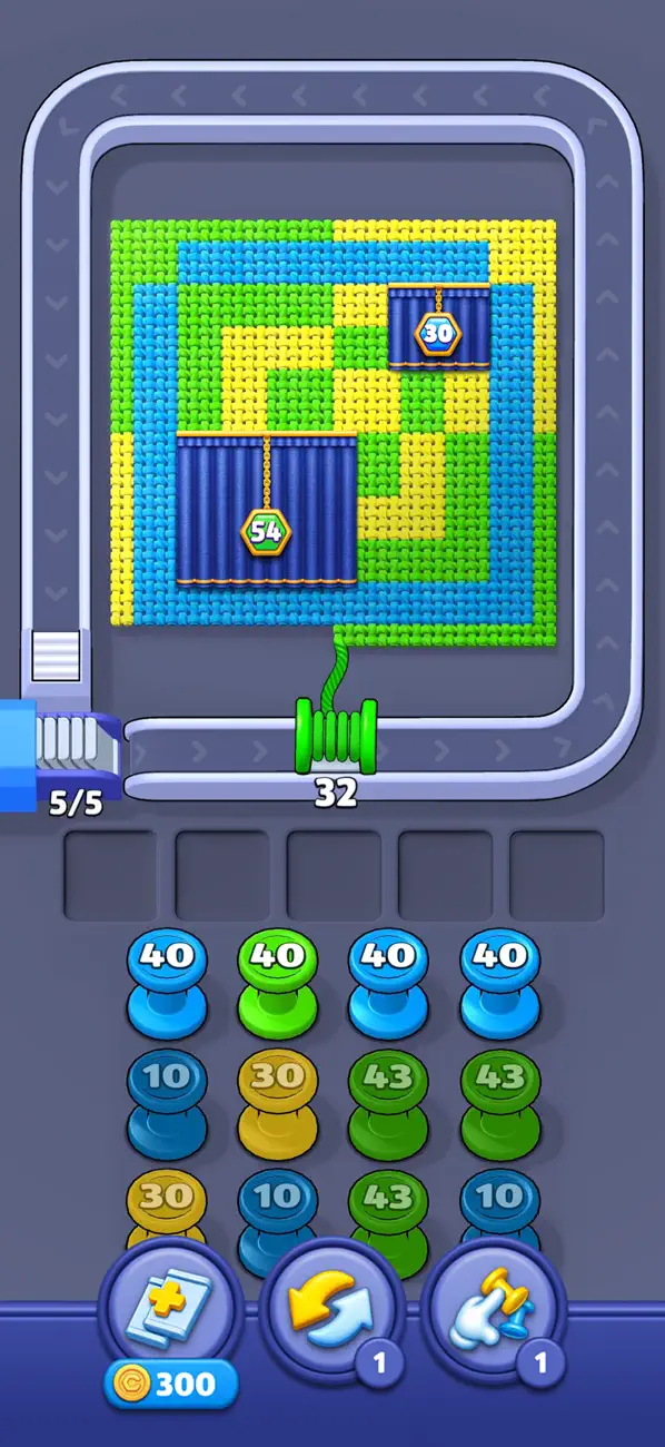 Yarn Loop: Knit Puzzle iOS Mod IPA screenshot 3 - iOS game interface