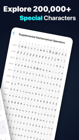 All Symbol Keyboard Text Fonts screenshot