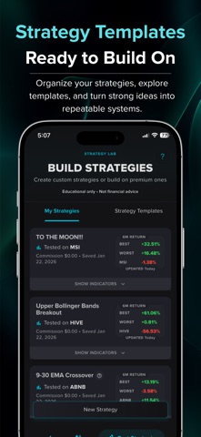 Stratify - Backtesting Trading screenshot