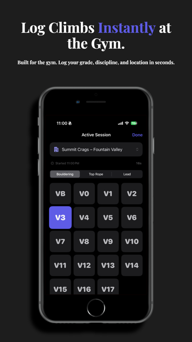 Sendbook: Climbing Logbook screenshot 2
