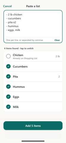 Kartov: Shared Shopping List Screenshot 4 of 8