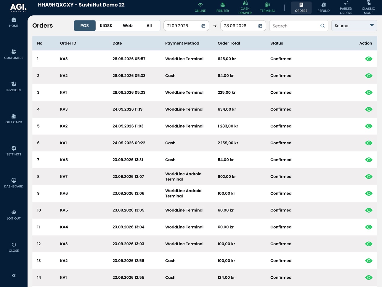 Screenshot 3 of AGI POS PRO
