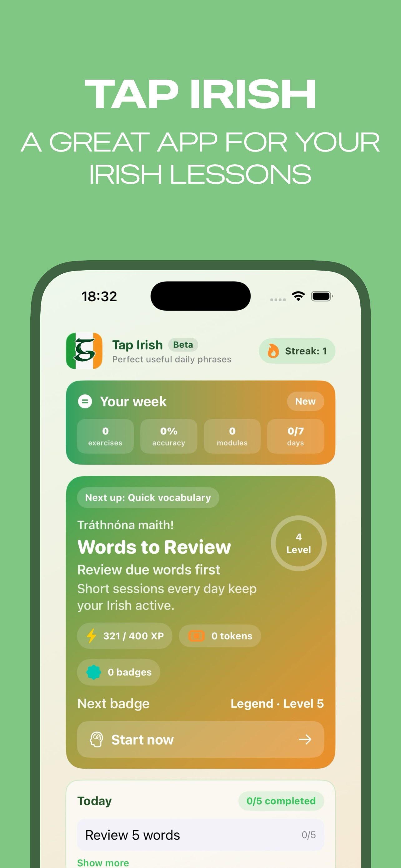 Tap Irish