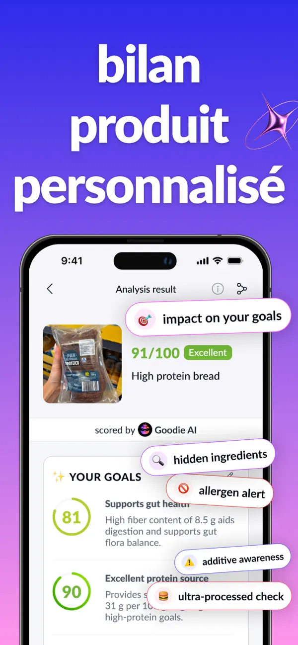 Screenshot #3 pour Goodie AI : Scan Alimentaire