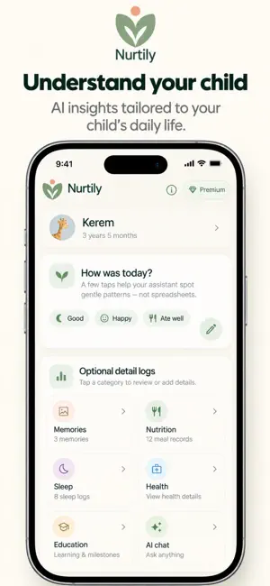 Nurtily: Parenting Assistant screenshot 1
