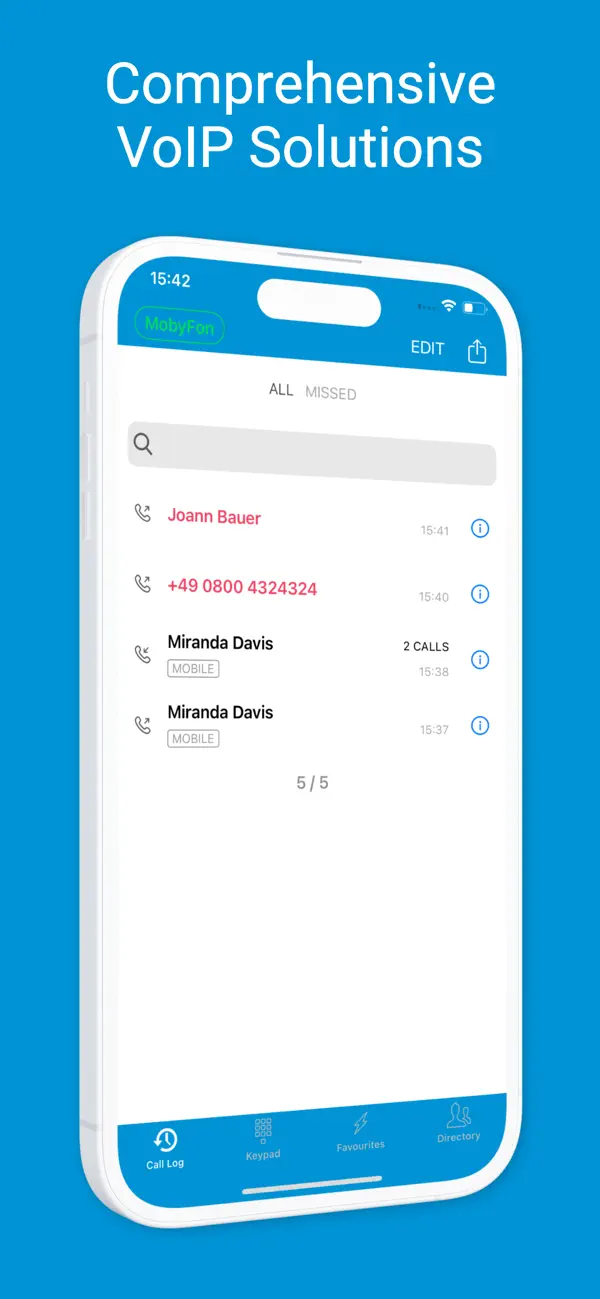 Screenshot #2 pour MobyFon