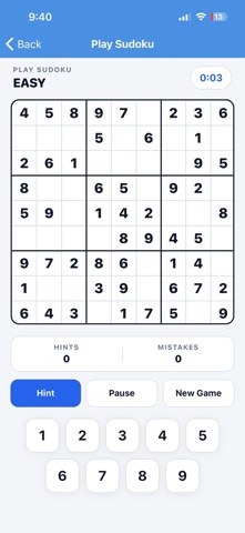 Sudoku Neo screenshot
