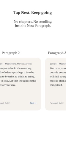 Next Paragraph screenshot