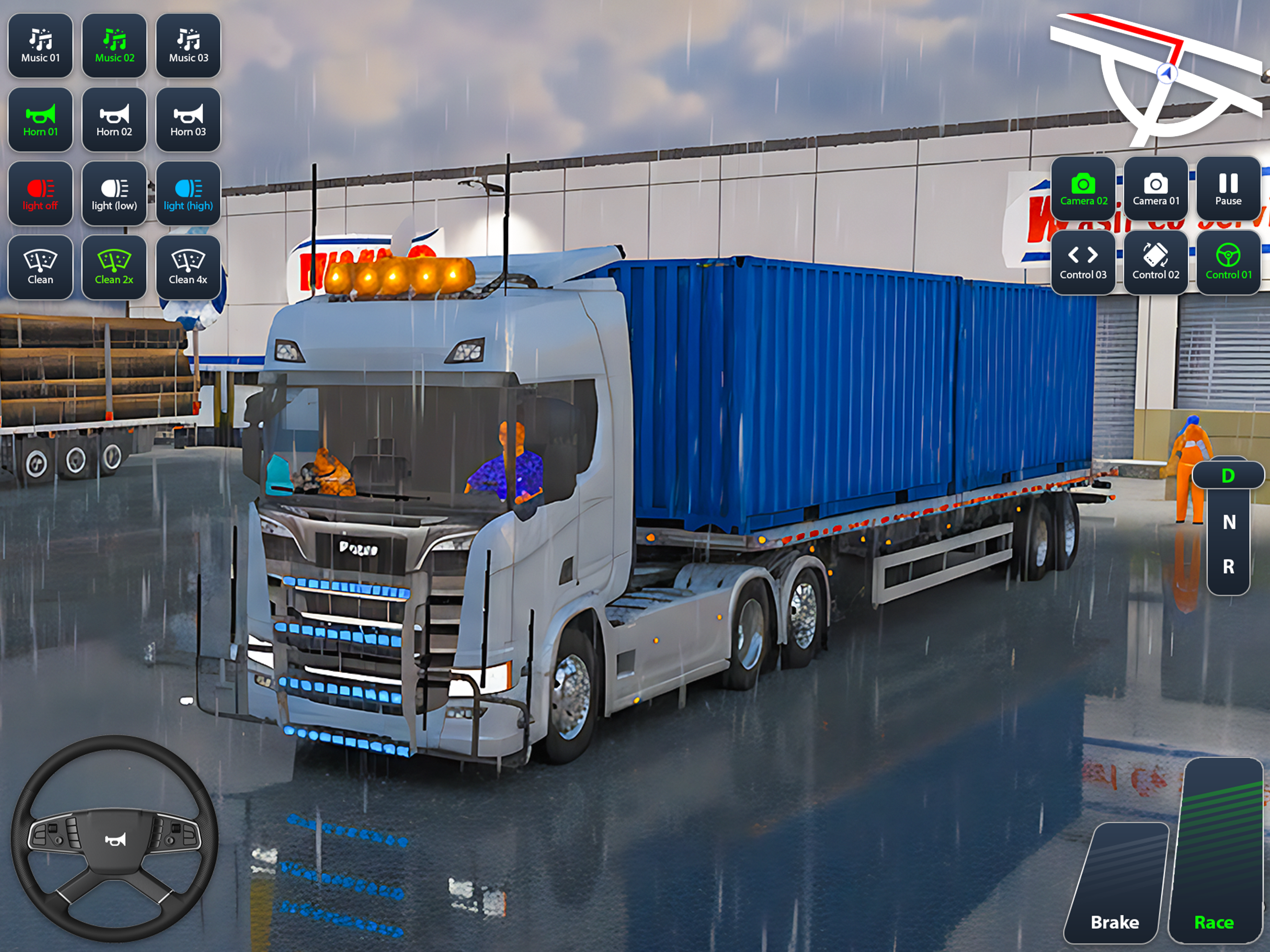 Extreme Euro Truck Games 3D screenshot 11