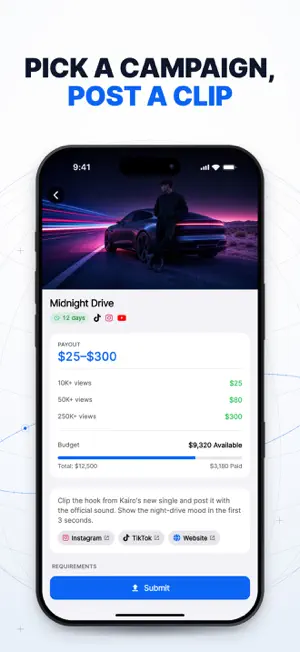 CLIPZ - Get paid for views screenshot 2
