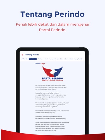 Partai Perindo iPad screenshot 2