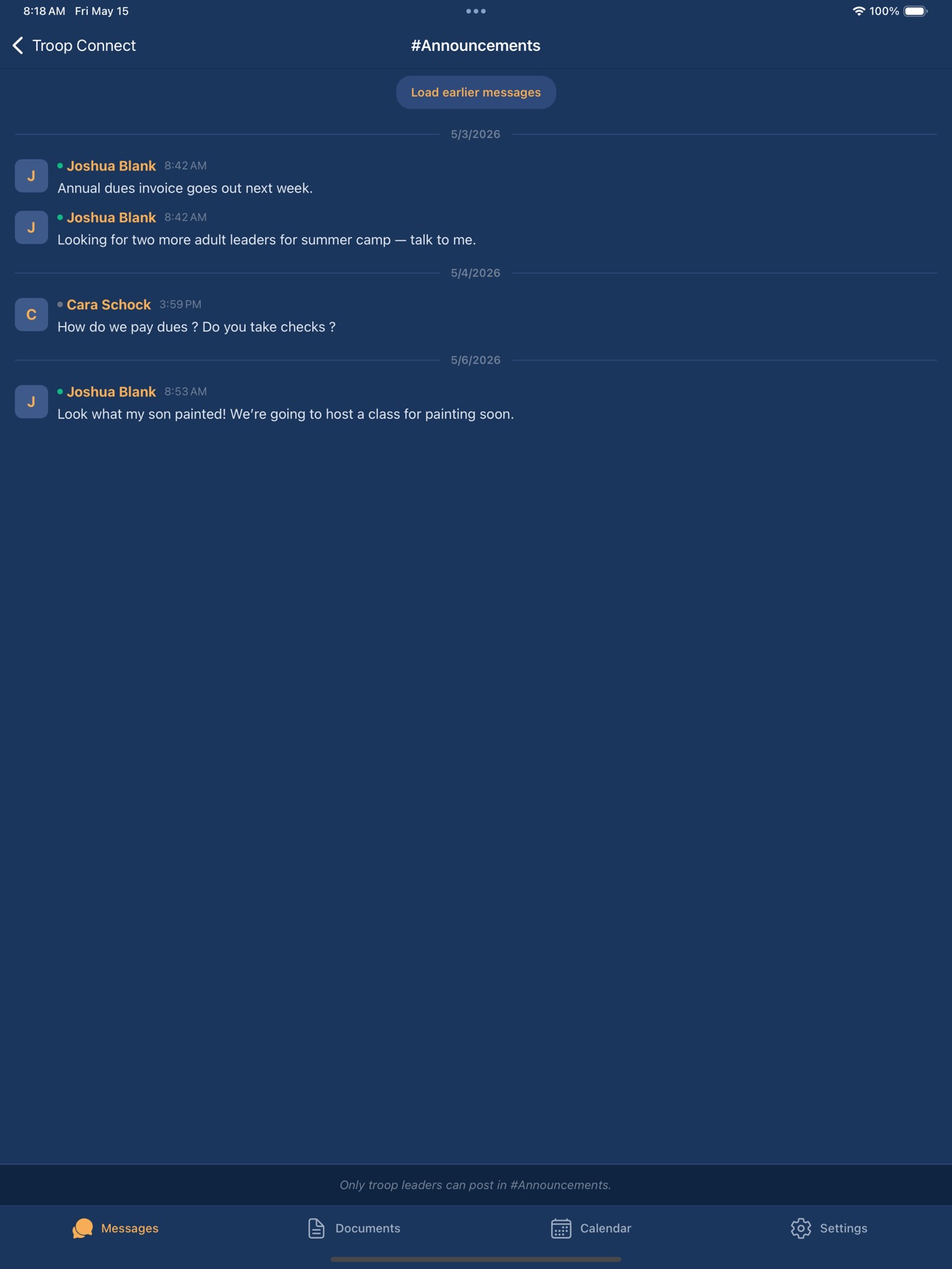 Screenshot 5 of Troop Connect — Youth Leaders