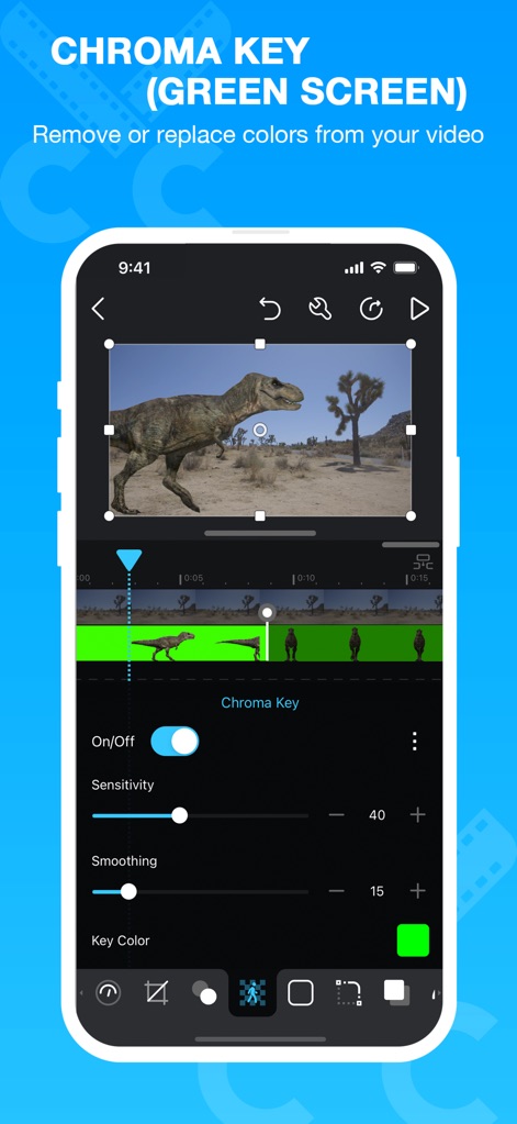 Cute CUT - 크로마 키 기능
