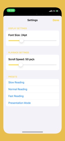 Teleprompter Videos Recorder screenshot