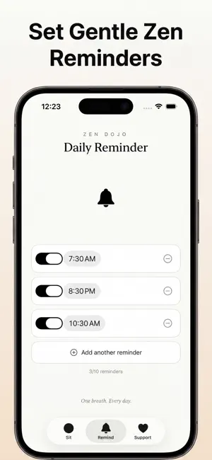 Zen Dojo · Meditation Timer screenshot 3