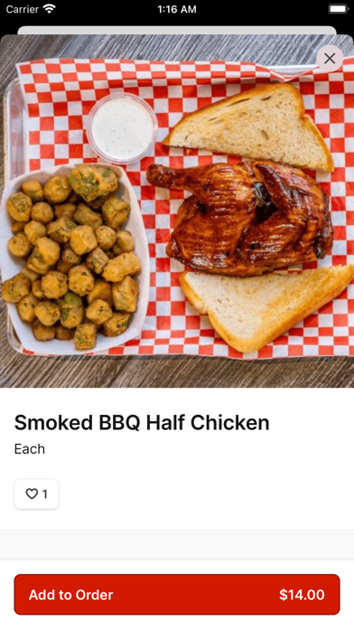 Moak's Family Texas BBQ iPhone screenshot 4 - Food & Drink app