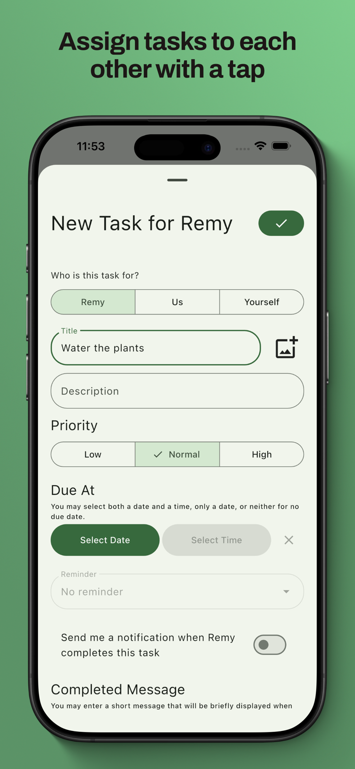 Honeydo Tasks: Couples To-Do screenshot 2