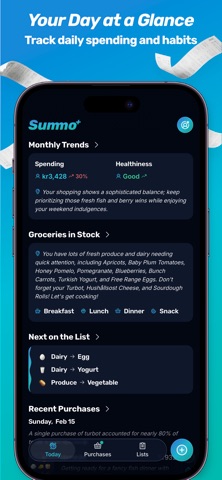 Summo+ Grocery List Manager Screenshot 1 of 10