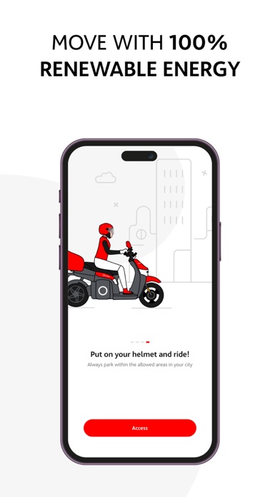 ACCIONA motosharing movilidad Screenshot