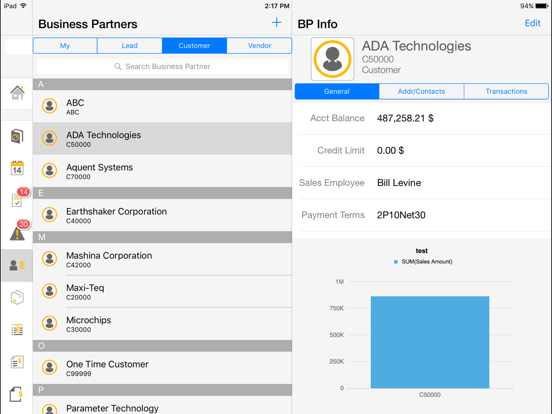 Screenshot #5 pour SAP Business One