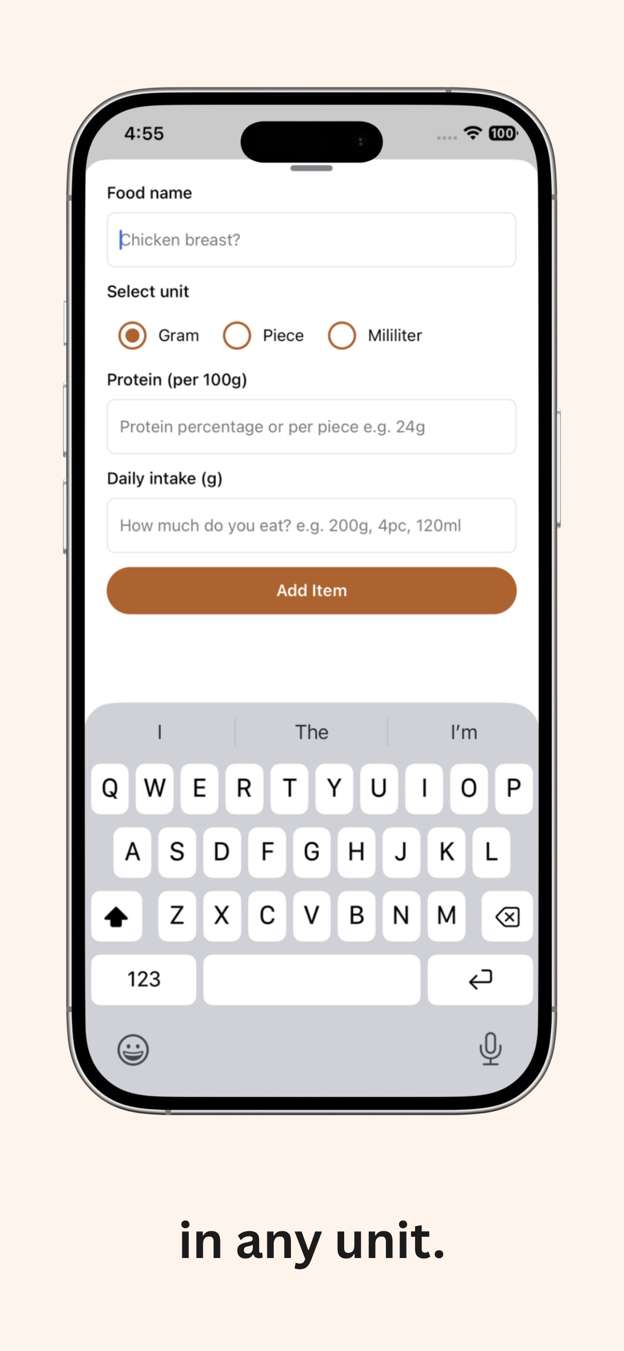 Screenshot 3 of Meet Protein – Protein Tracker