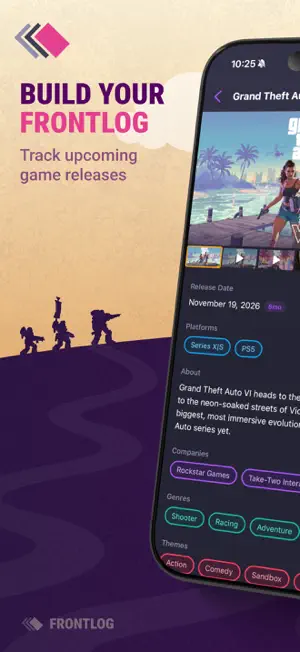 Frontlog screenshot 1