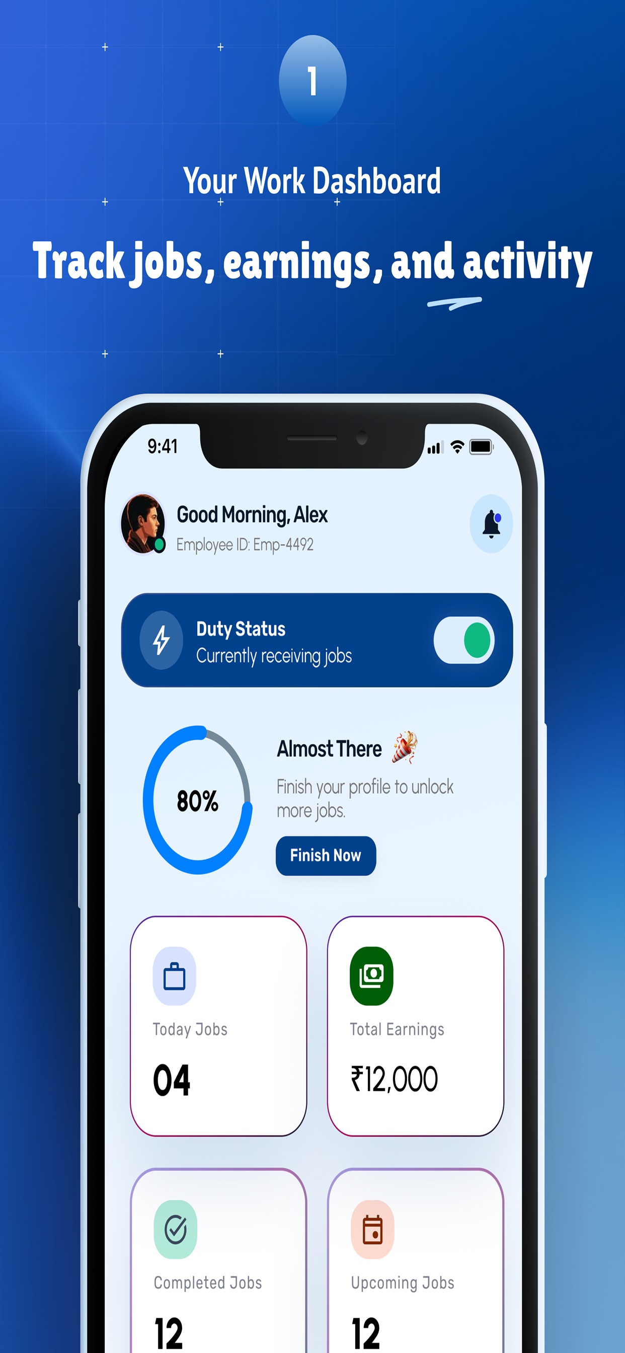 Screenshot 1 of Taakshift Partner